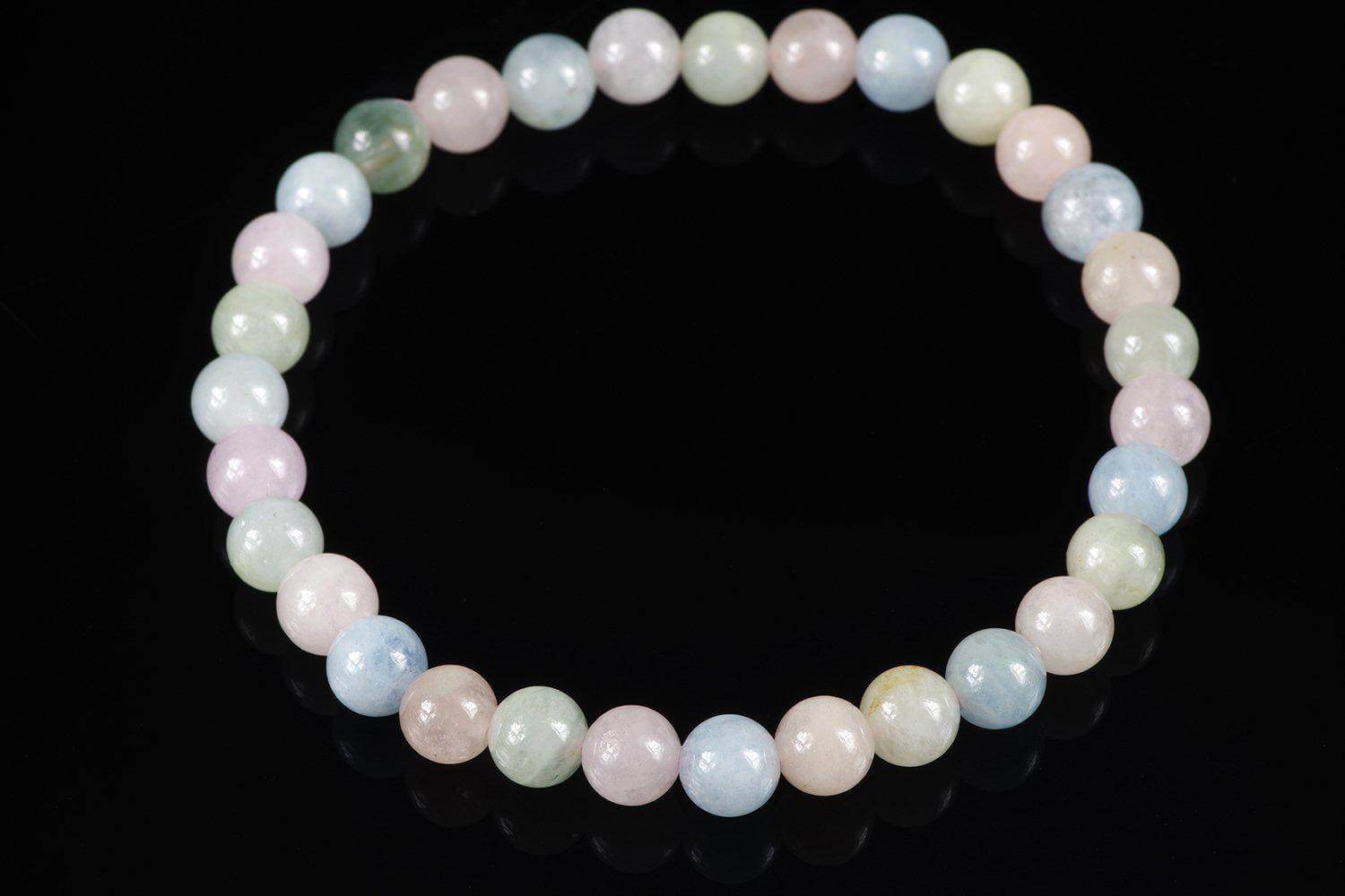 Rose Quartz Bracelet - 6mm Bead - Minerals Kingdoms