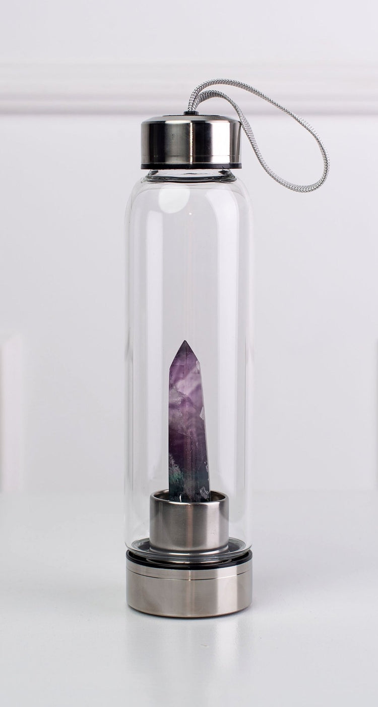 Crystal water bottle - www.Crystals.eu