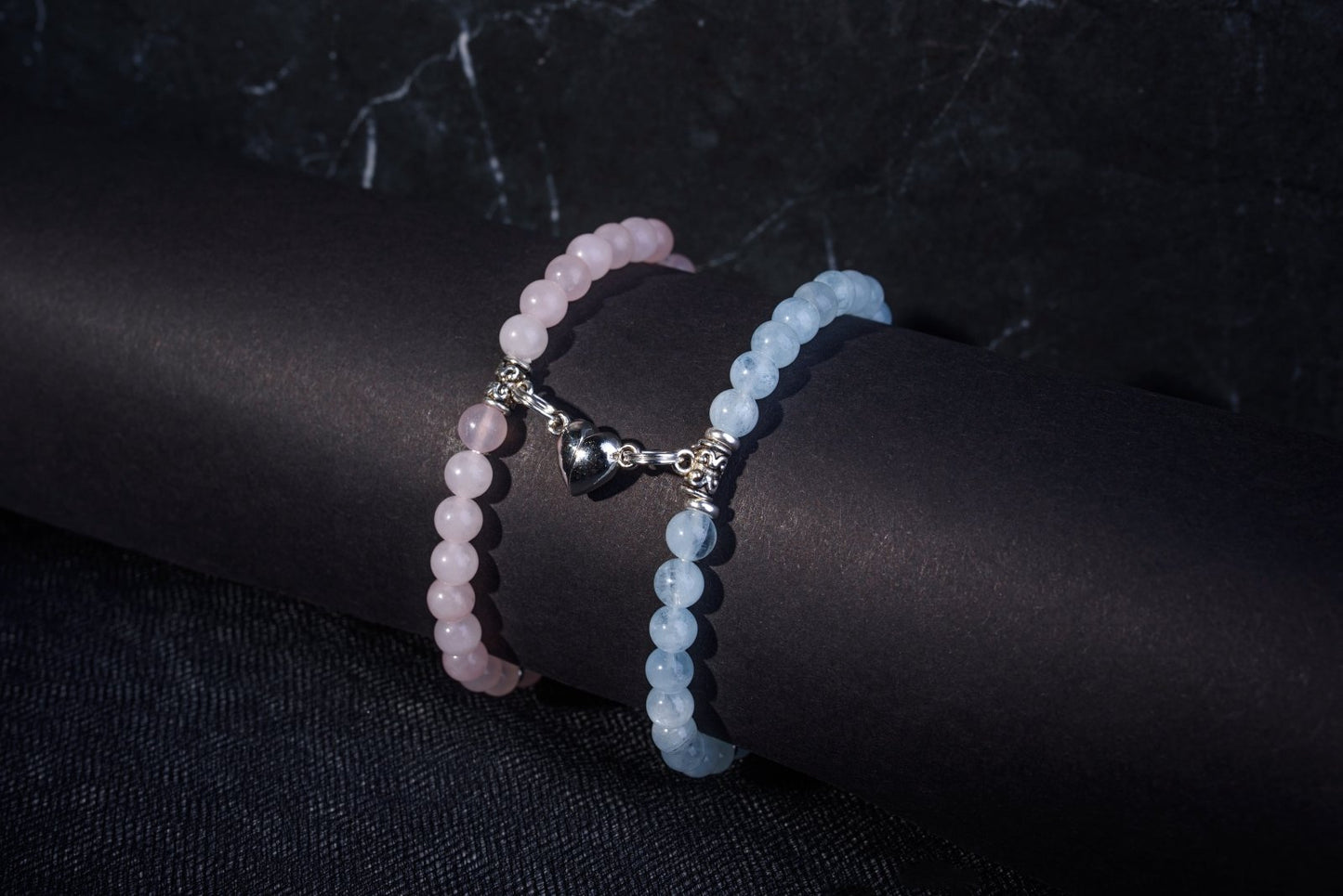 Aquamarine bracelet with silver – Bonding with the heart