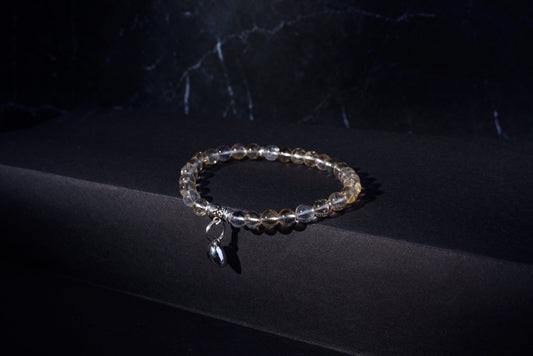 Citrine bracelet with silver – Bonding with the heart