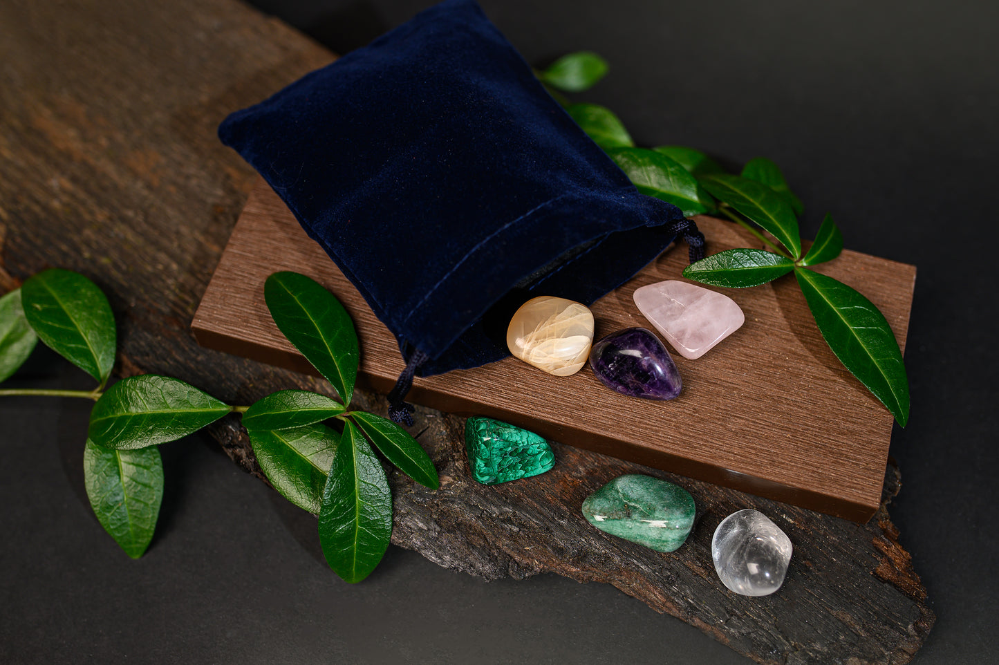 Crystal Pouch for Health and Vitality