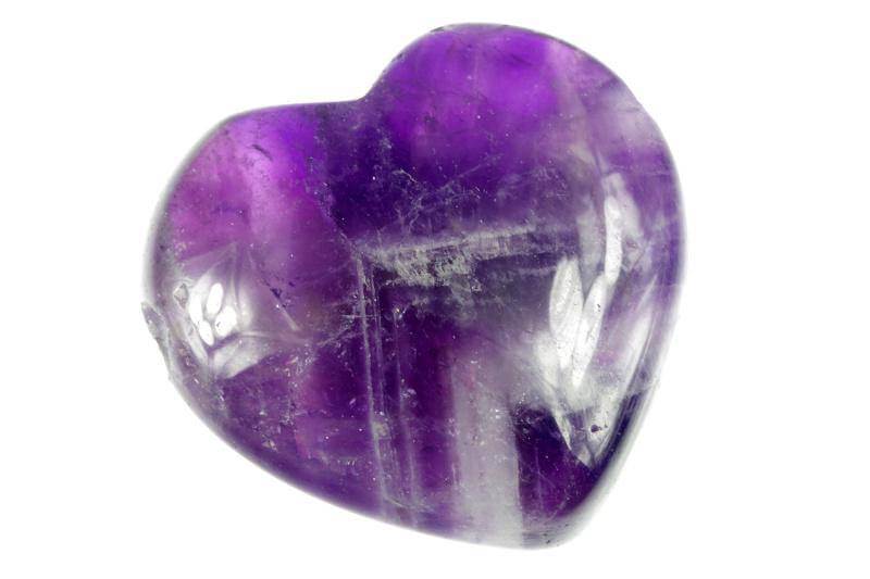 Amethyst pendant – Heart