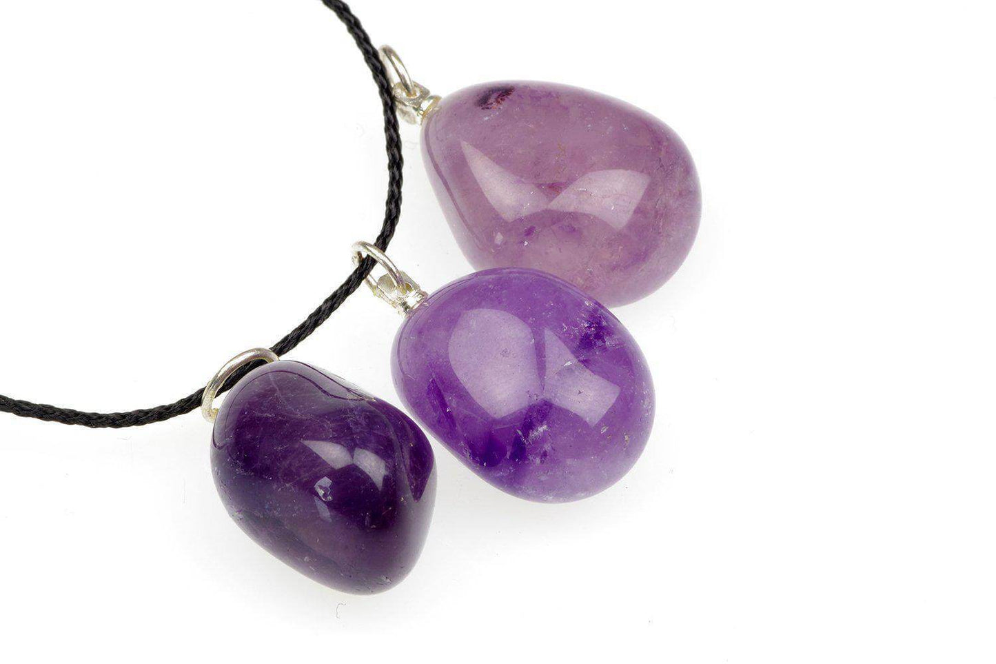 Amethyst pendant – Pebble