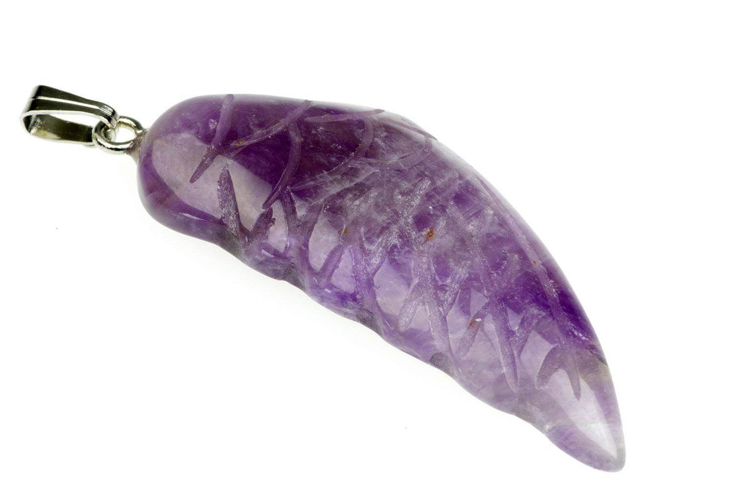 Amethyst pendant – Wing