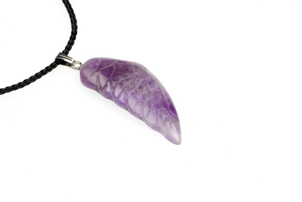 Amethyst pendant – Wing