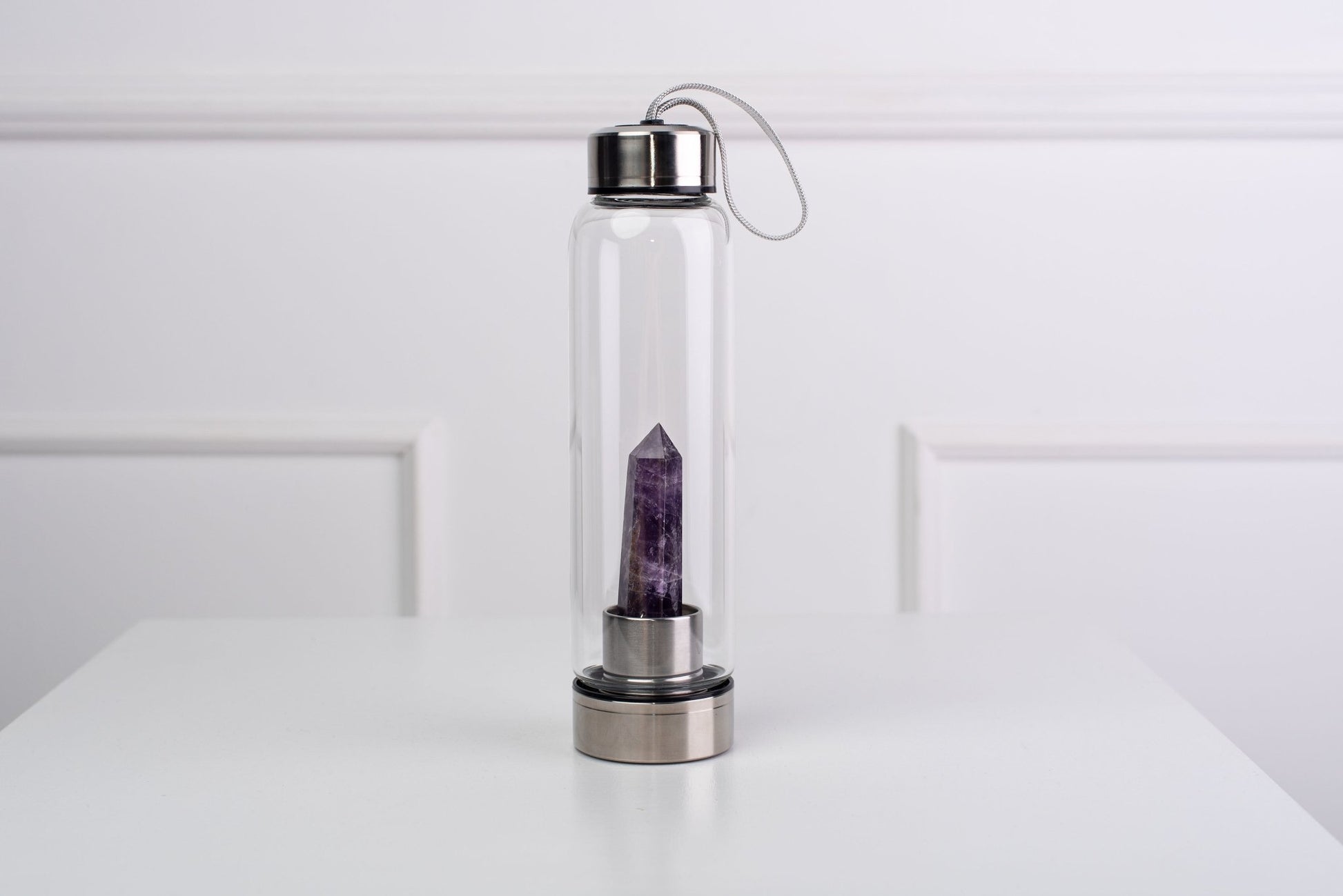 Amethyst water bottle