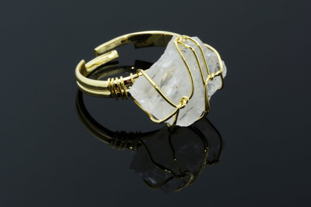 Quartz Ring - Braided